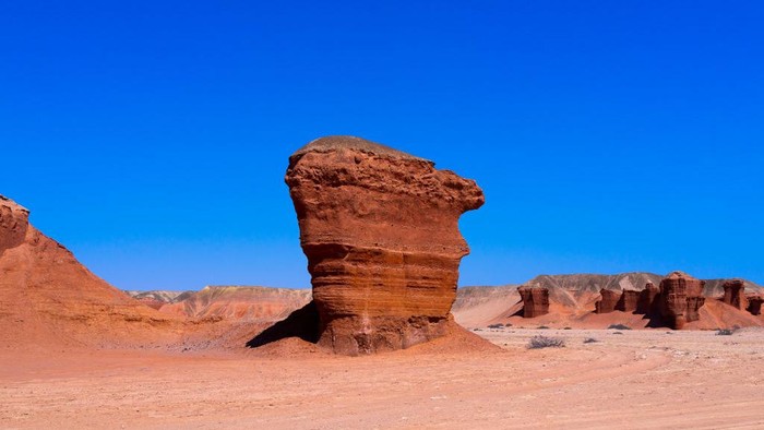 CUROCA, ANGOLA - JULY 18: Rock formations in an arid area, Cunene Province, Curoca, Angola on July 18, 2018 in Curoca, Angola. (Photo by Eric Lafforgue/Art In All Of Us/Corbis via Getty Images)