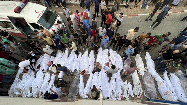 WHO mewanti-wanti penyebaran penyakit yang menular karena korban tewas dan luka yang terus bertambah imbas serangan Israel di Gaza.