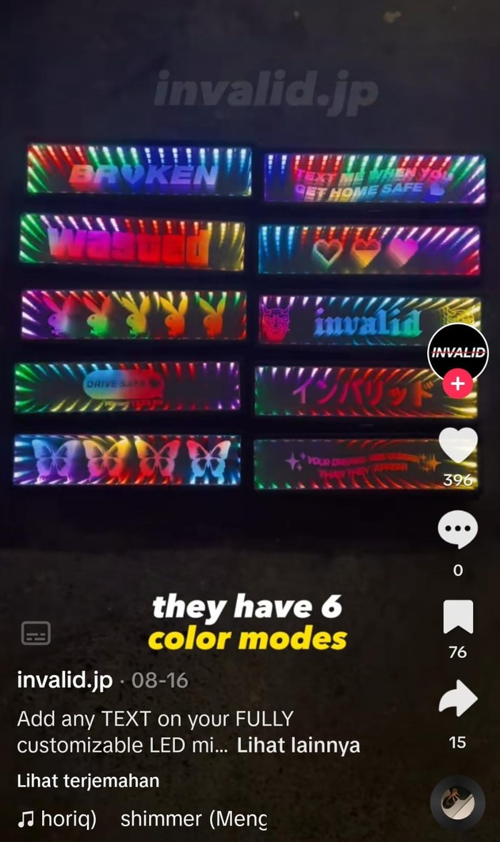 Invalid.jp bisnis stiker Jayson Siu