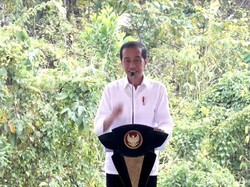 Pantun Jokowi di IKN: Supaya Pembangunan Maju Terus, Pinjam Dulu Seratus!
