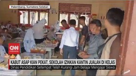 VIDEO: Kabut Asap Kian Pekat, Sekolah Izinkan Kantin Jualan Di Kelas