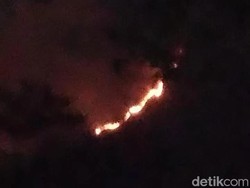 Kebakaran Meluas ke Barat, Pendakian Gunung Abang Ditutup