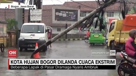 VIDEO: Kota Hujan Bogor Dilanda Cuaca Ekstrim