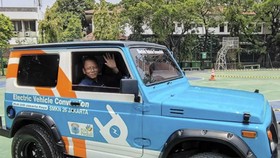 Modal Rp350 Juta, Pelajar di DKI Sukses Konversi Katana Listrik