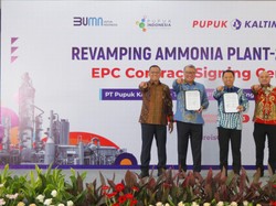 Dukung Transformasi Hijau, Pupuk Kaltim Perbarui Amonia di Pabrik Tertua