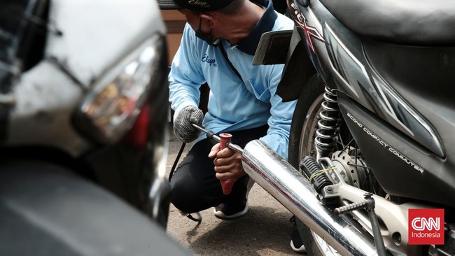 DLH DKI mengatakan sudah bekerja sama dengan kepolisian untuk penerapan tilang uji emisi berbasis ETLE tahun ini.