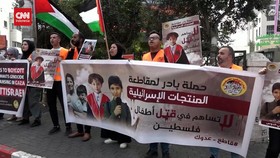 VIDEO: Warga Palestina Serukan Boikot Produk Israel