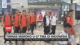 VIDEO: Timnas Maroko U-17 Tiba Di Indonesia