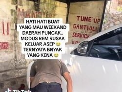 Viral Wisatawan Kena Modus Rem Berasap di Puncak, Polisi Turun Tangan
