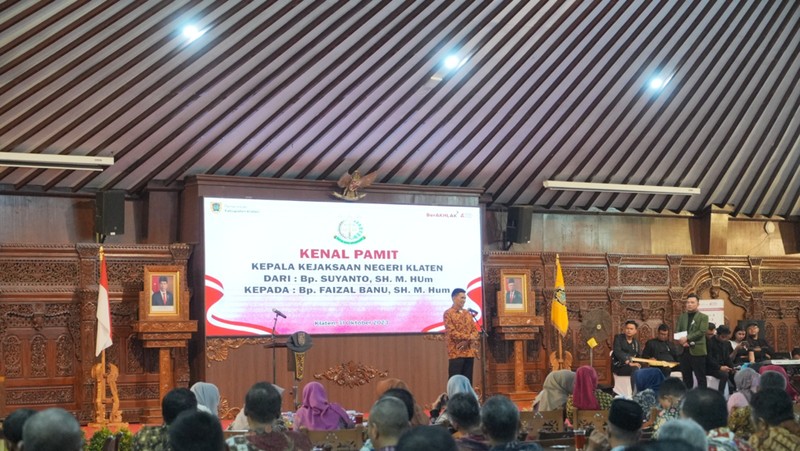 Plh Bupati Klaten Yoga Berharap Bisa Bersinergi dengan Kajari Baru