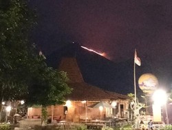 Gunung Penanggungan Terbakar, Jalur Pendakian Ditutup Total