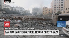 VIDEO: Tak Ada Lagi Tempat Berlindung di Kota Gaza