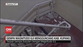 VIDEO: Gempa Magnitudo 6,6 Mengguncang Kab. Kupang
