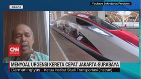 VIDEO: Kereta Cepat JKT-SBY, Pengamat: Terlalu Jawa-Sentris