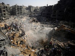 Kamp Pengungsi Jabalia di Gaza Dibombardir Israel, 30 Orang Lebih Tewas