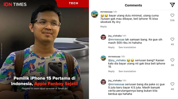 Pembeli iPhone 15 Series yang kena spill hutang