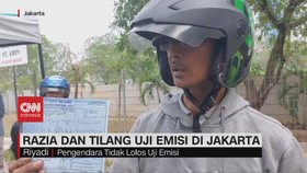 VIDEO: Razia Dan Tilang Uji Emisi Di Jakarta