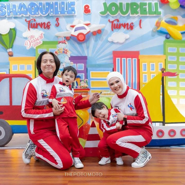 <p>Anak pertamanya diberi nama Shaquille Kaili Danuarta. Lahir pada 17 April 2020, Shaquille kini pun genap berusia 3 tahun, Bunda. (Foto: Instagram: @cutratumeyriska)</p>