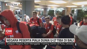 VIDEO: Timnas Sepak Bola U-17 Sejumlah Negara Tiba di Indonesia