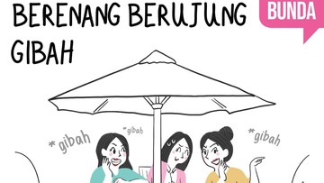 Berenang Berujung Gibah