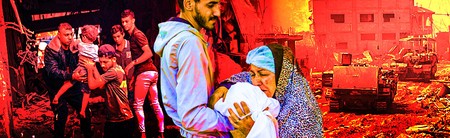 Sebulan Agresi Israel ke Palestina