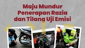 INFOGRAFIS: Maju Mundur Razia dan Tilang Uji Emisi di Jakarta