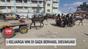 VIDEO: 1 Keluarga WNI di Gaza Berhasil Dievakuasi