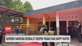 VIDEO: Gerebek Narkoba Berbalut Keripik Pisang Dan Happy Water