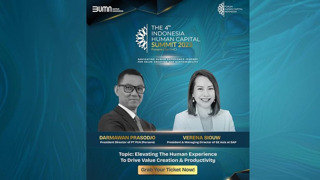 Berkat kemampuan memimpin, Dirut PLN Darmawan Prasodjo menjadi salah satu narasumber pada kegiatan IHSC keempat yang digelar 6-7 November dan terbuka bagi umum.