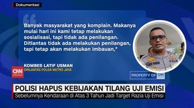 VIDEO: Polisi Hapus Kebijakan Tilang Uji Emisi