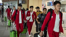 FOTO: Timnas Indonesia U-17 Tiba di Surabaya Jelang Piala Dunia