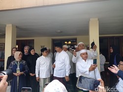 Anies-Cak Imin Hadiri Haul Habib Ali Solo, Sempatkan Bertemu Habib Husein