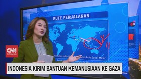 VIDEO: Rute Perjalanan Bantuan Indonesia Untuk Palestina