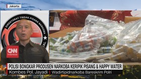 VIDEO: Polisi Bongkar Produsen Narkoba Keripik Pisang & Happy Water