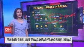 VIDEO: Lebih Dari 9 Ribu Jiwa Tewas Akibat Perang Israel - Hamas