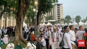 Ribuan Massa Aksi Bela Palestina Berdatangan, Banyak dari Luar Jakarta