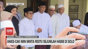 VIDEO: Anies-Cak Imin Minta Restu Sejumlah Habib di Solo