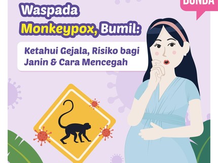 Waspada Monkeypox, Bumil: Ketahui Gejala, Risiko bagi Janin & Cara Mencegah