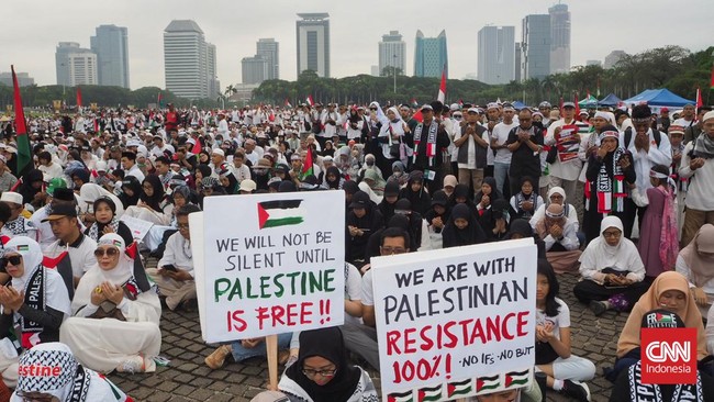 Petinggi Gerindra Faldi Zon menyampaikan Prabowo berhalangan menghadiri Aksi Bela Palestina di Monas lantaran memiliki kegiatan lain.