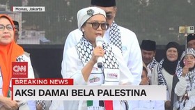 VIDEO: Puisi Menlu Retno dalam Aksi Bela Palestina di Monas
