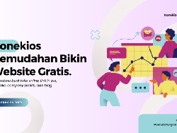 Konekios Mudahkan UMKM Bikin Website Gratis