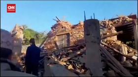 VIDEO: Gempa M 6,4 Terjang Nepal, 157 Orang Meninggal Dunia