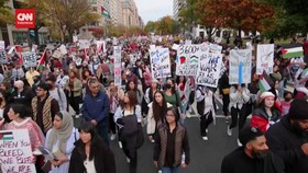 VIDEO: Gelombang Demo Dukung Palestina Menjalar di Penjuru Dunia