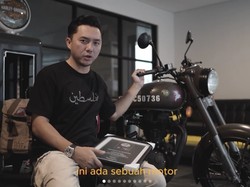 Ananda Omesh Lelang Motor Royal Enfield untuk Didonasikan ke Palestina