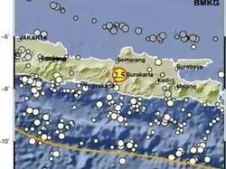 Gempa Darat M 2,5 Guncang Boyolali