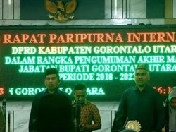 DPRD Kabupaten Gorontalo Utara Kirim 3 Nama Calon Pj Bupati ke Kemendagri