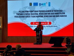 Kemenkumham Luncurkan Perpres Strategi Nasional Bisnis dan HAM
