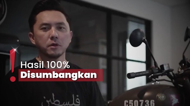 Omesh Lelang Motor Kesayangan untuk Palestina, Ditawar hingga Rp300 Juta