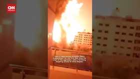 VIDEO: Penampakan Serangan Besar-besaran Israel di Gaza dalam Semalam