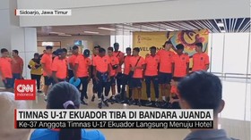 VIDEO: Timnas U-17 Ekuador Tiba Di Bandara Juanda